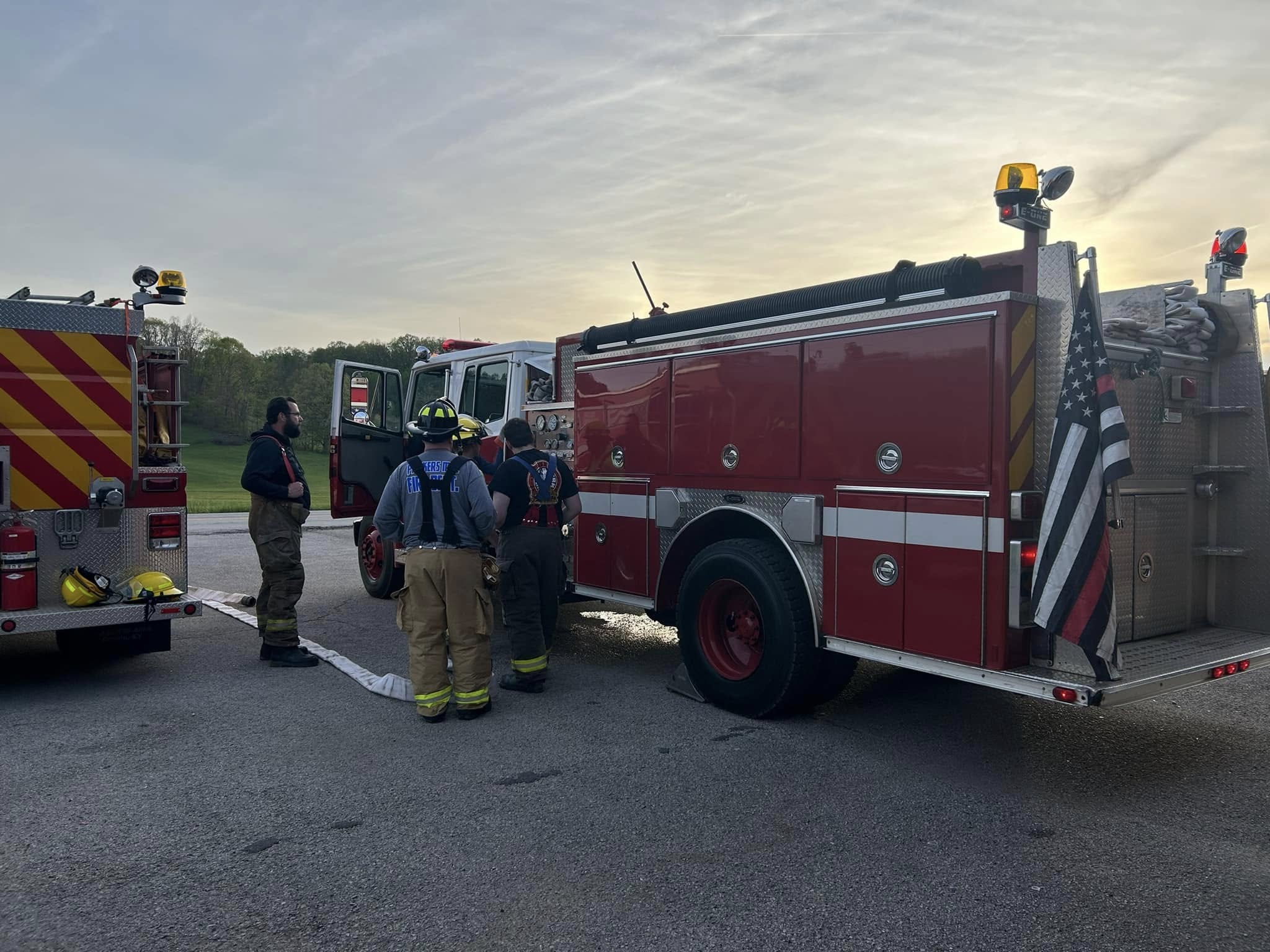 Fogertown Fire & Rescue apparatus and volunteers
